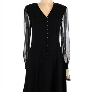 Another Thyme Black Dress Size 10